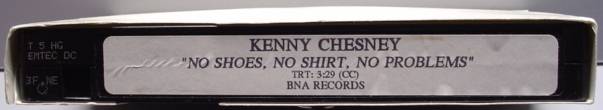 KENNY CHESNEY NO SHOES NO SHIRT NO PROBLEMS 2003 VHS