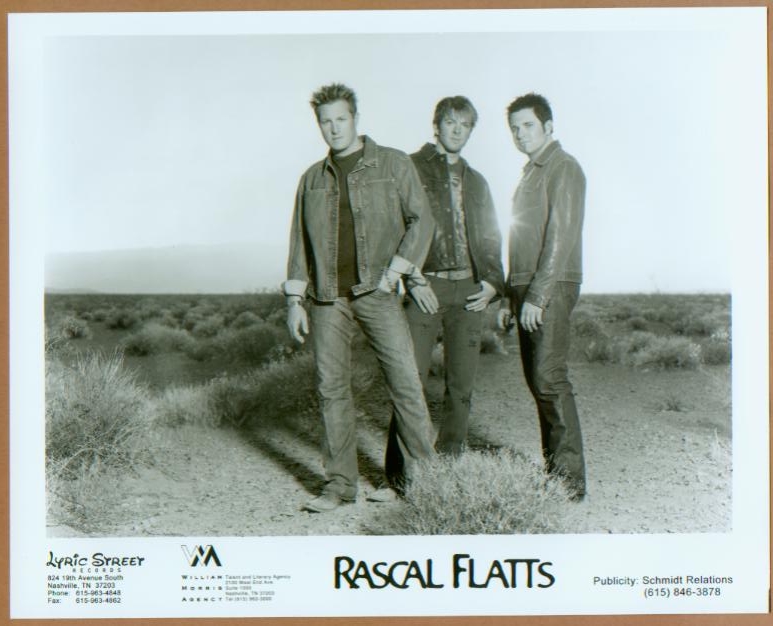 RASCAL FLATTS OUTSTANDING IN THEIR FIELD INDUSTRY PHOTO