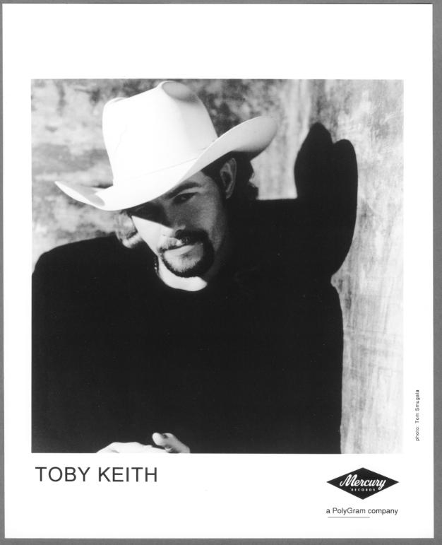 TOBY KEITH EARLY CAREER MERCURY RECORDS PUBLICITY PHOTO